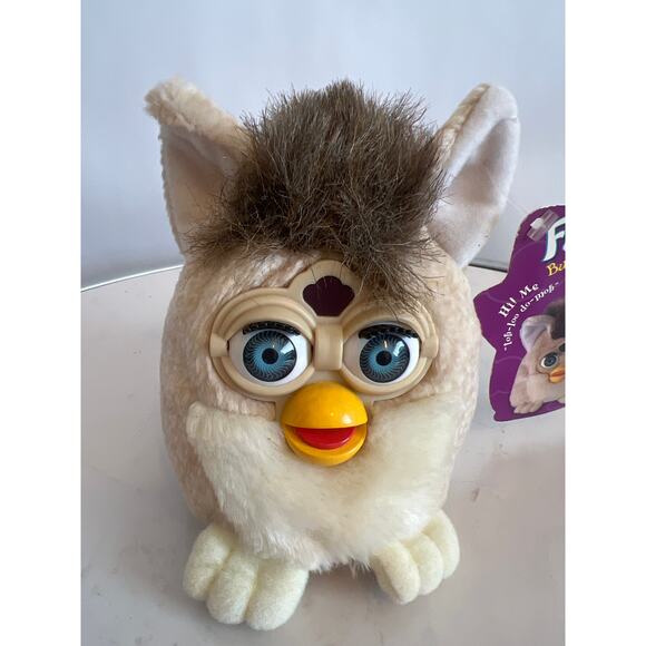 FURBY BUDDIES BEAN BAG PLUSH NON TALKING TOY VINTAGE 1999 TOH LOO DO MOH NWT - Picture 2 of 10